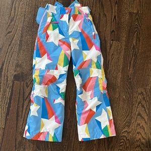 Boden Girls Star Ski Pants Size 5-6Y